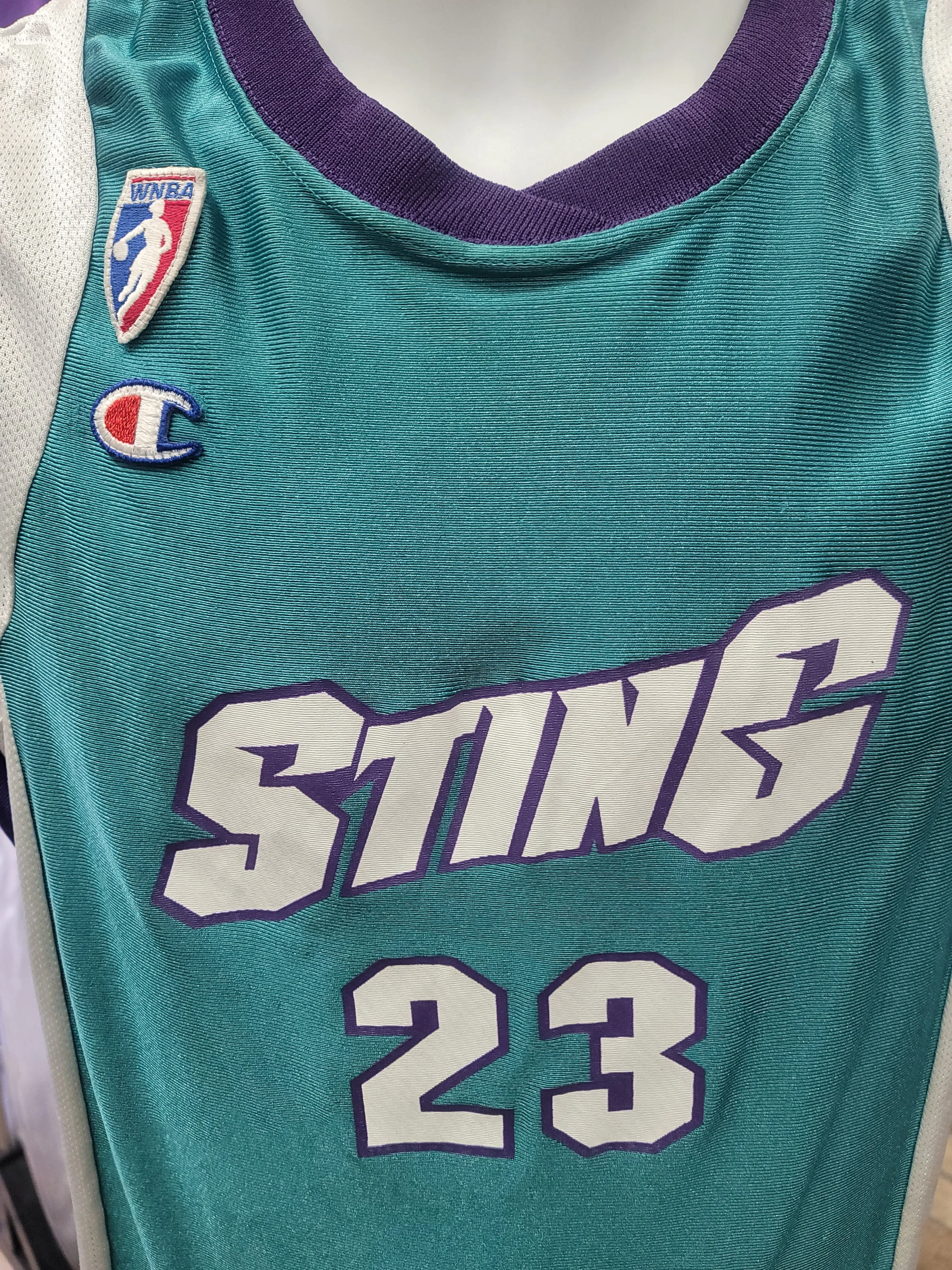 Vintage #23 VICKIE BULLETT Charlotte Sting WNBA Champion Jersey M