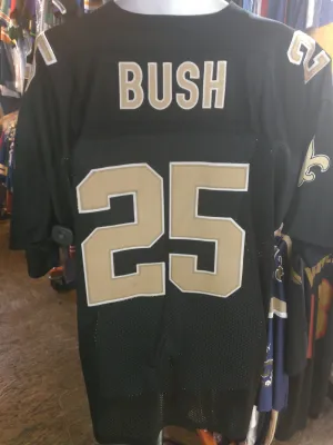 Vtg #25 REGGIE BUSH New Orleans Saints NFL Mitchell & Ness Jersey 56