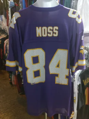 Vtg #84 RANDY MOSS Minnesota Vikings NFL Starter Jersey 48/L