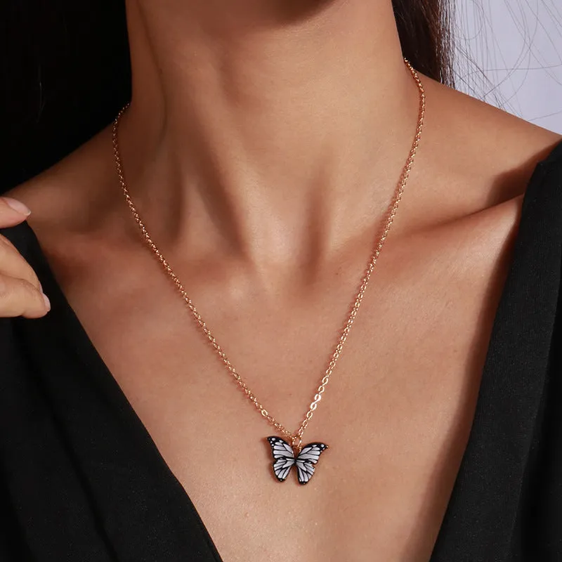 Women's Fashion All-match Butterfly Pendant Necklace