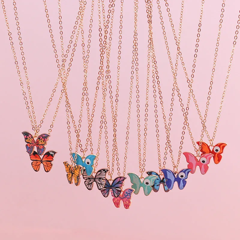 Women's Fashion All-match Butterfly Pendant Necklace