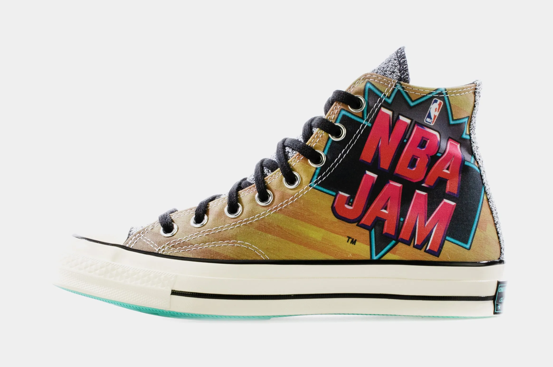 X NBA Jam Chuck 70 High Mens Lifestyle Shoe (Brown/Multi)